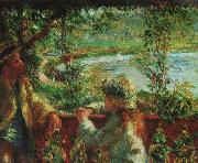 Pierre Renoir Near the Lake painting